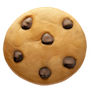 Large chocolate chip cookie